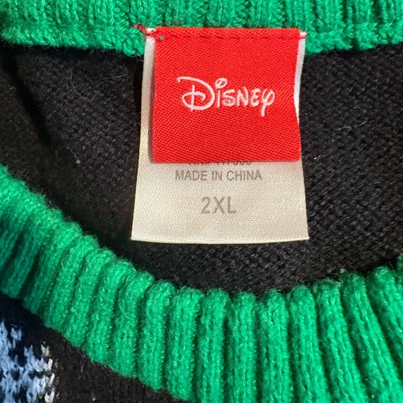 Disney Green and Black Sweater - Picture 5 of 6